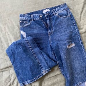 Wide leg jeans